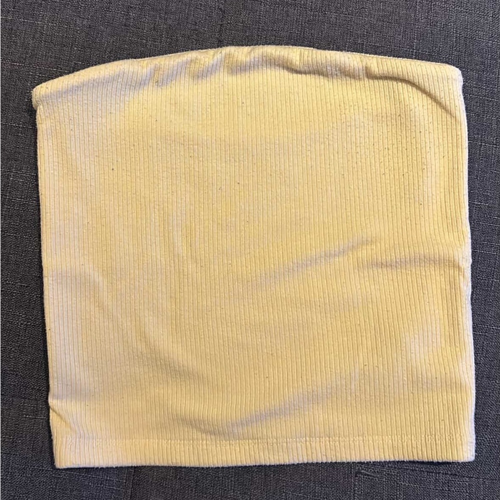 AE yellow tube top